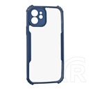 Gigapack Apple iPhone 12 Pro szilikon telefonvédő (ütésállóság, légpárnás sarok, akril hátlap, kameravédő) sötétkék