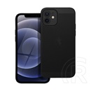 Gigapack Apple iPhone 12 műanyag telefonvédő (légáteresztő, lyukacsos minta, kamera védelem) fekete