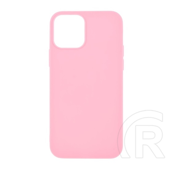 Gigapack Apple iPhone 12 szilikon telefonvédő (matt) rózsaszín