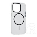 Gigapack Apple iPhone 14 Pro szilikon telefonvédő (műanyag hátlap, kameravédő, magsafe, légpárnás sarok) fekete