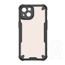 Gigapack Apple iPhone 14 defender szilikon telefonvédő (ütésállóság, légpárnás sarok, akril hátlap, kameravédő) fekete