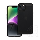 Gigapack Apple iPhone 14 műanyag telefonvédő (légáteresztő, lyukacsos minta, kamera védelem) fekete