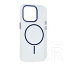 Gigapack Apple iPhone 14 szilikon telefonvédő (műanyag hátlap, kameravédő, magsafe, légpárnás sarok) sötétkék