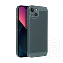 Gigapack Apple iPhone 15 Plus műanyag telefonvédő (légáteresztő, lyukacsos minta, kamera védelem) sötétzöld