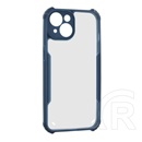 Gigapack Apple iPhone 15 Plus szilikon telefonvédő (ütésállóság, légpárnás sarok, akril hátlap, kameravédő) sötétkék