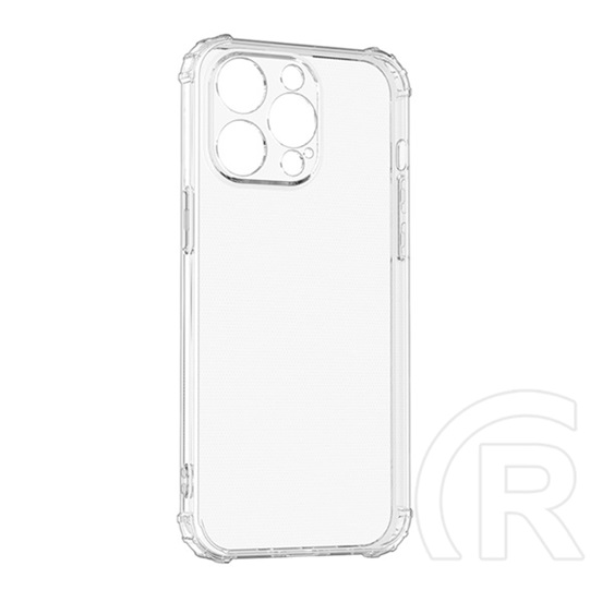 Gigapack Apple iPhone 15 Pro Max szilikon telefonvédő (közepesen ütésálló, légpárnás sarok) átlátszó