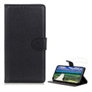 Gigapack Apple iPhone 15 Pro Max tok álló, bőr hatású (flip, oldalra nyíló, asztali tartó funkció, prémium) fekete