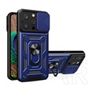 Gigapack Apple iPhone 15 Pro defender védő (közepesen ütésálló,  belső, telefontartó gyűrű, kamera védelem) sötétkék