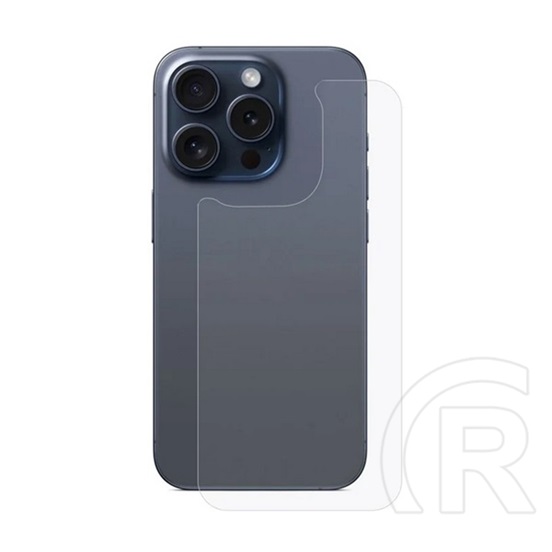 Gigapack Apple iPhone 15 Pro hátlapvédő üveg (2.5d, 9h) átlátszó