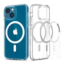 Gigapack Apple iPhone 15 szilikon telefonvédő (mágneses, közepesen ütésálló, magsafe kompatibilis) átlátszó