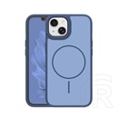 Gigapack Apple iPhone 15 szilikon védő (műanyag hátlap, ütésállóság, légpárnás sarok, kameravédő, magsafe) sötétkék
