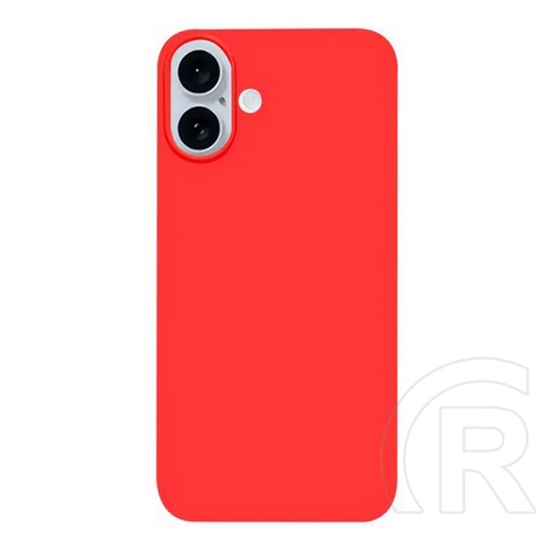 Gigapack Apple iPhone 16 Plus szilikon telefonvédő (matt) piros