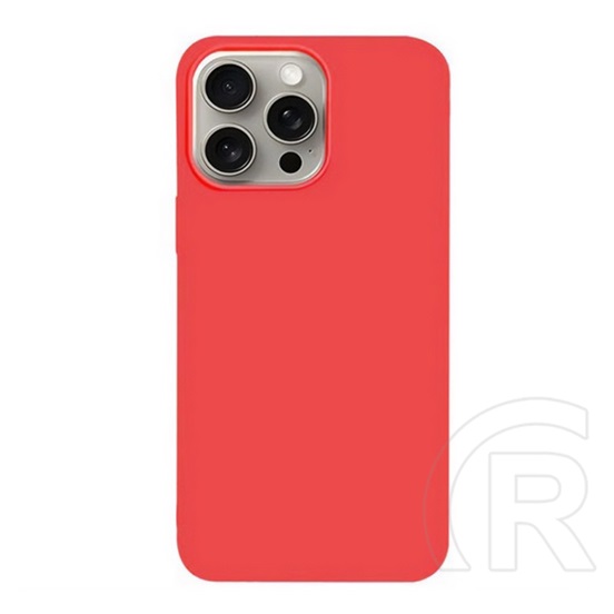 Gigapack Apple iPhone 16 Pro Max szilikon telefonvédő (matt) piros