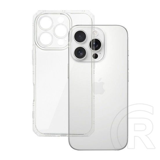 Gigapack Apple iPhone 16 Pro Max szilikon telefonvédő (ütésállóság, légpárnás keret) átlátszó