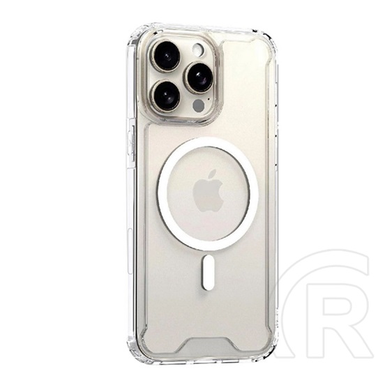 Gigapack Apple iPhone 16 Pro Max szilikon telefonvédő (ütésállóság, légpárnás sarok, magsafe) átlátszó