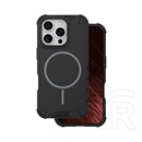 Gigapack Apple iPhone 16 Pro defender műanyag védő (ütésállóság, légpárnás sarok, matt, szilikon belső, magsafe) fekete