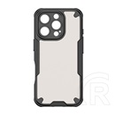 Gigapack Apple iPhone 16 Pro defender szilikon védő (ütésállóság, légpárnás sarok, akril hátlap, kameravédő) fekete