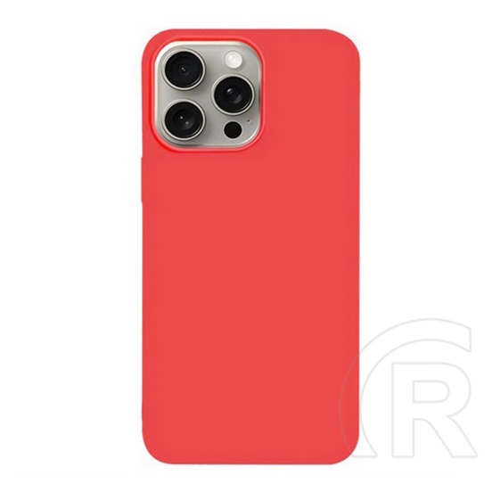 Gigapack Apple iPhone 16 Pro szilikon telefonvédő (matt) piros