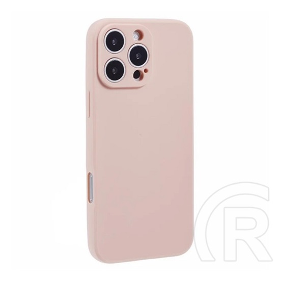 Gigapack Apple iPhone 16 Pro szilikon telefonvédő (matt) rózsaszín