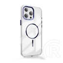 Gigapack Apple iPhone 16 Pro szilikon telefonvédő (műanyag hátlap, kameravédő, magsafe, légpárnás sarok) sötétkék