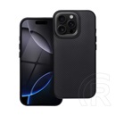Gigapack Apple iPhone 16 Pro szilikon telefonvédő (ütésállóság, műanyag hátlap, magsafe, karbon minta) fekete