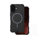 Gigapack Apple iPhone 16 defender műanyag védő (ütésállóság, légpárnás sarok, matt, szilikon belső, magsafe) fekete