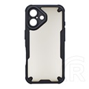 Gigapack Apple iPhone 16 defender szilikon telefonvédő (ütésállóság, légpárnás sarok, akril hátlap, kameravédő) fekete
