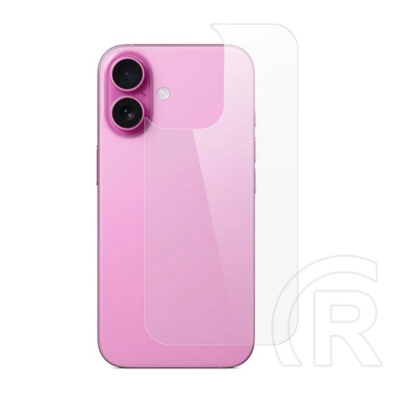 Gigapack Apple iPhone 16 hátlapvédő üveg (2.5d, 9h) átlátszó