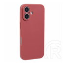 Gigapack Apple iPhone 16 szilikon telefonvédő (matt) piros