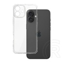 Gigapack Apple iPhone 16 szilikon telefonvédő (ütésállóság, légpárnás keret) átlátszó