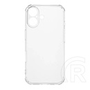 Gigapack Apple iPhone 16 szilikon telefonvédő (ütésállóság, légpárnás sarok) átlátszó