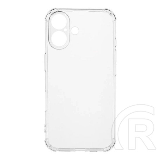 Gigapack Apple iPhone 16 szilikon telefonvédő (ütésállóság, légpárnás sarok) átlátszó