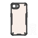 Gigapack Apple iPhone 16e defender szilikon telefonvédő (ütésállóság, légpárnás sarok, akril hátlap, kameravédő) fekete