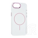 Gigapack Apple iPhone 16e szilikon telefonvédő (műanyag hátlap, kameravédő, magsafe, légpárnás sarok) rózsaszín