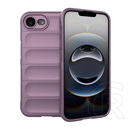 Gigapack Apple iPhone 16e szilikon telefonvédő (ütésállóság, kameravédő, 3d) lila