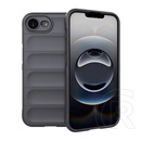 Gigapack Apple iPhone 16e szilikon telefonvédő (ütésállóság, kameravédő, 3d) sötétszürke