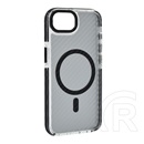 Gigapack Apple iPhone 16e szilikon telefonvédő (ütésállóság, légpárnás sarok, karbon minta, wireless, magsafe) fekete