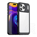 Gigapack Apple iPhone 17 Pro Max szilikon telefonvédő (ütésállóság, átlátszó hátlap) fekete