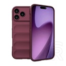 Gigapack Apple iPhone 17 Pro Max szilikon telefonvédő (ütésállóság, kameravédő, 3d) bordó