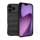 Gigapack Apple iPhone 17 Pro Max szilikon telefonvédő (ütésállóság, kameravédő, 3d) fekete