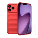 Gigapack Apple iPhone 17 Pro Max szilikon telefonvédő (ütésállóság, kameravédő, 3d) piros
