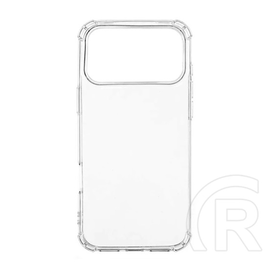 Gigapack Apple iPhone 17 Pro Max szilikon telefonvédő (ütésállóság, légpárnás sarok) átlátszó