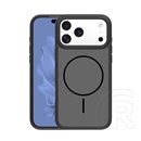 Gigapack Apple iPhone 17 Pro Max szilikon védő ( ütésállóság, légpárnás sarok, kameravédő, magsafe) fekete