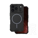 Gigapack Apple iPhone 17 Pro defender műanyag védő (ütésállóság, légpárnás sarok, matt, szilikon belső, magsafe) fekete