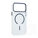 Gigapack Apple iPhone 17 Pro szilikon telefonvédő (műanyag hátlap, kameravédő, magsafe, légpárnás sarok) sötétkék