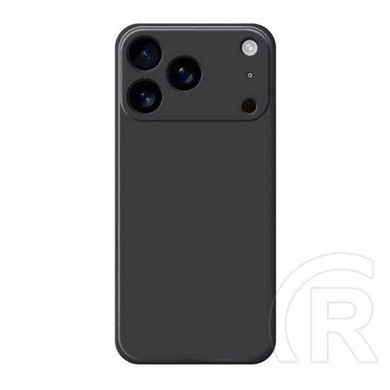 Gigapack Apple iPhone 17 Pro szilikon telefonvédő (ultravékony) fekete