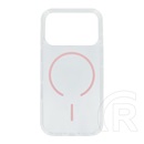 Gigapack Apple iPhone 17 Pro szilikon telefonvédő (ultravékony, műanyag hátlap, magsafe, légpárnás sarok) rózsaszín
