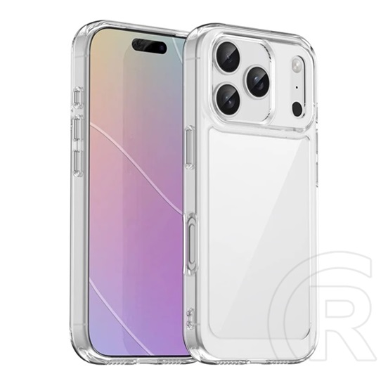 Gigapack Apple iPhone 17 Pro szilikon telefonvédő (ütésállóság, átlátszó hátlap) átlátszó