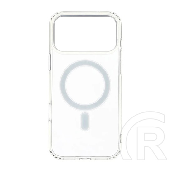 Gigapack Apple iPhone 17 Pro szilikon telefonvédő (ütésállóság, légpárnás sarok, magsafe) átlátszó