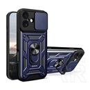 Gigapack Apple iPhone 17 defender szilikon telefonvédő (ütésállóság, tartógyűrű, kameravédő) sötétkék